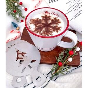 Hearth & Hand Festive Red and White Mug